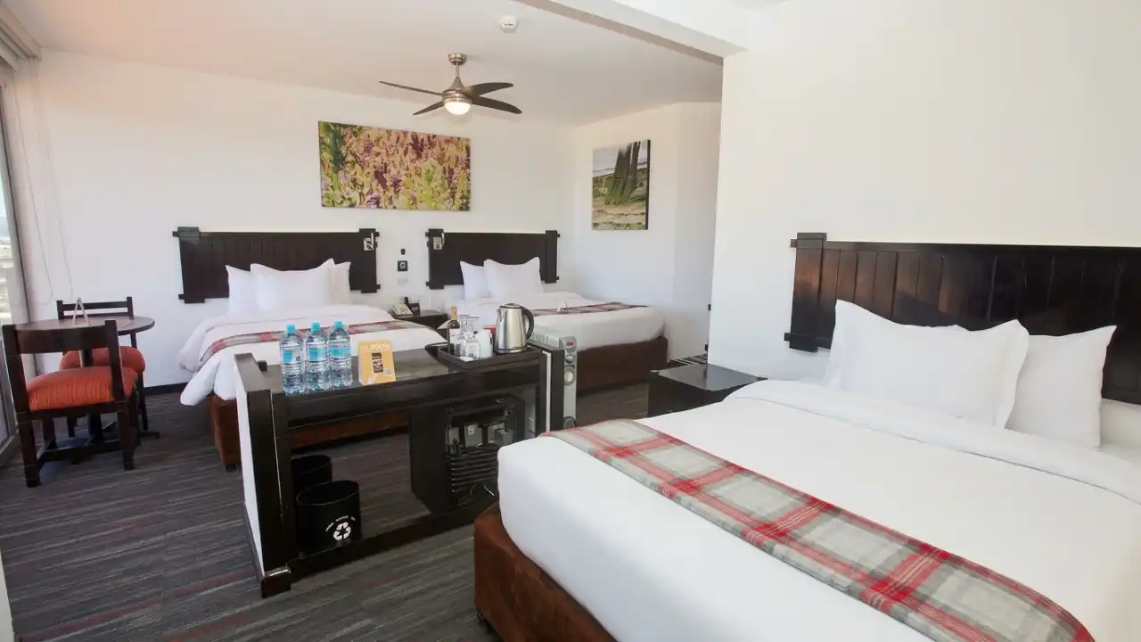 The rooms are cozy, spacious, and warm.