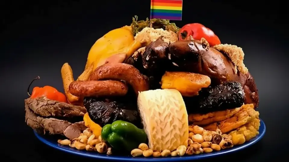 Presentacion del plato tipico de Cusco Chiriuchu