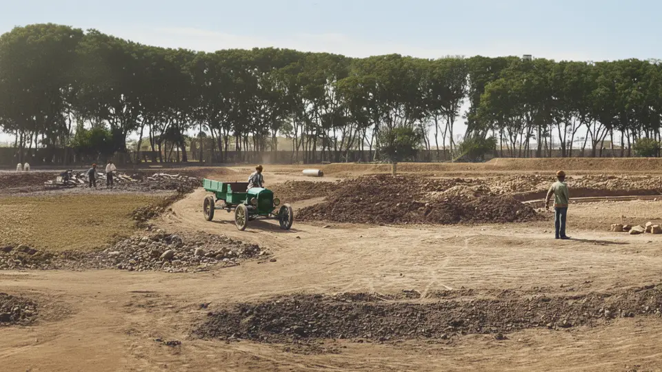 Trasformación del Parque de la Reserva a mediados del siglo XX.