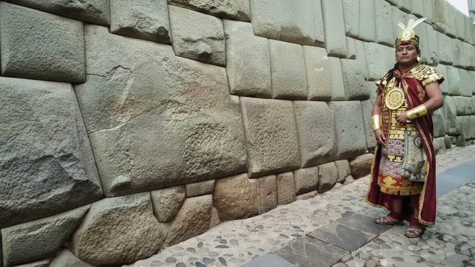 12-angled stone in the palace of Inca Roca