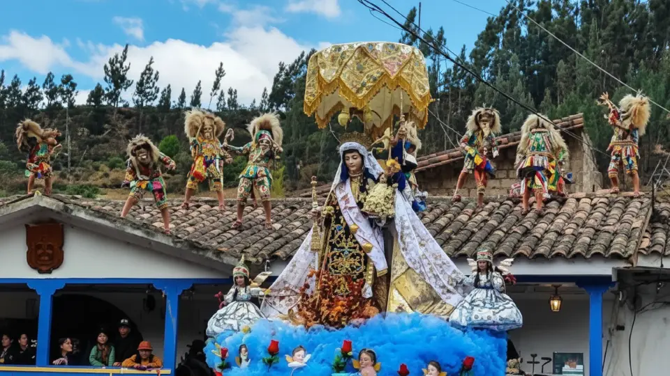 Celebration of the festivities of the Virgin of Carmen in Paucartambo