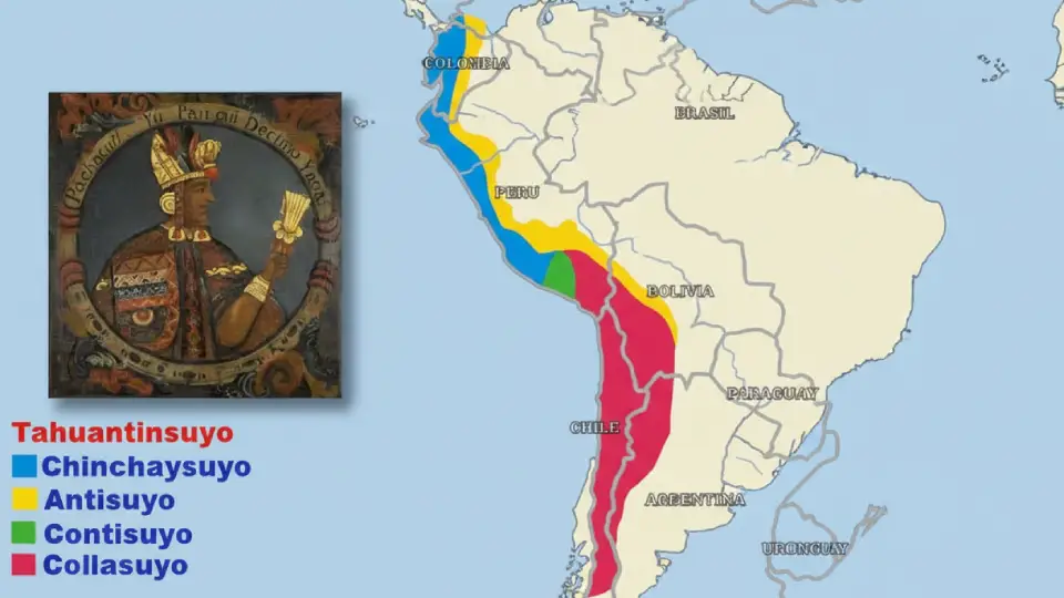 Inca expansion during the Tawantinsuyu from Cusco