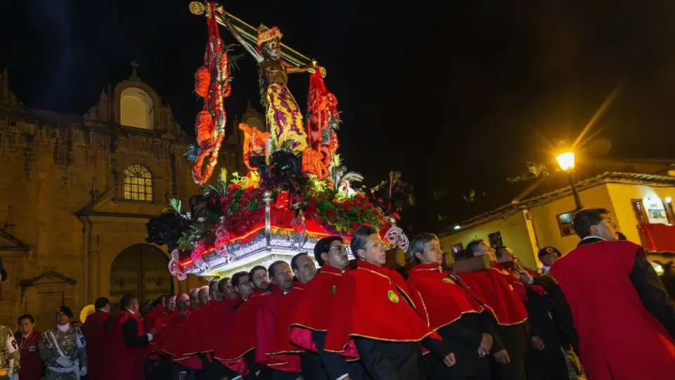Procession of the Lord of the Earthquakes during Holy Week