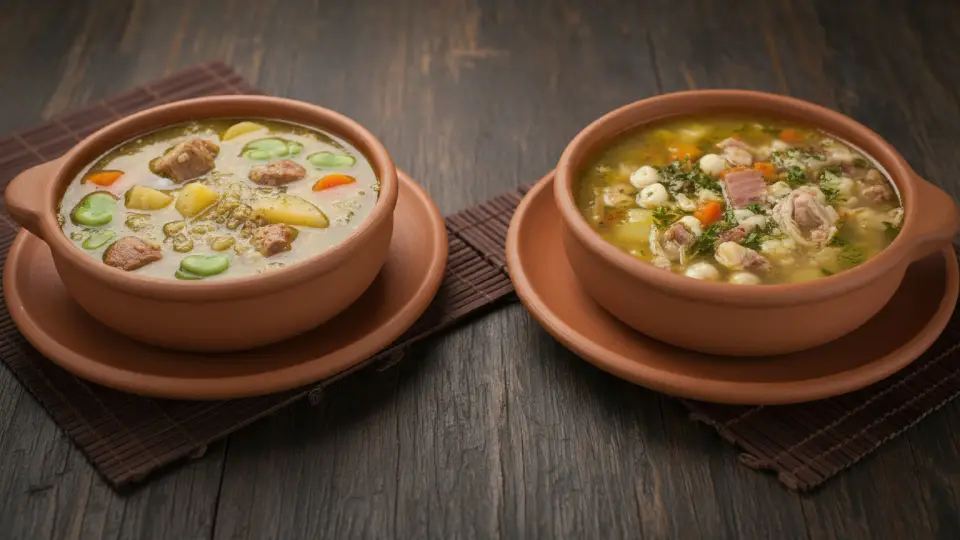 Sopas nutritivas de quinua y chayro ideales para el frio muy consumido por las familias cusqueñas