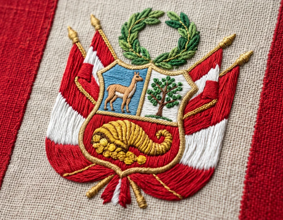 escudo de armas nacional del Peru