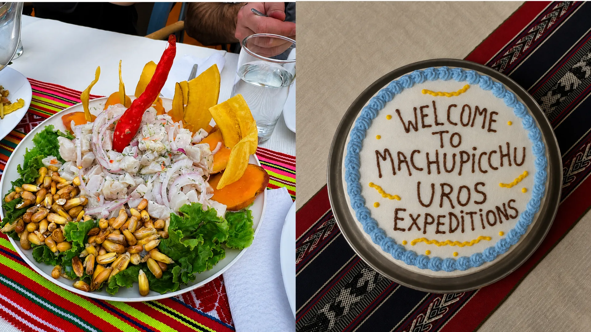 gourmet-meal-cake-luxury-inca-trail