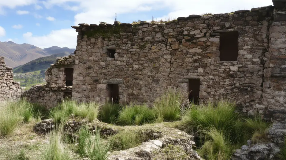 Archaeological site of the early pre-Inca Wanucos inhabitants