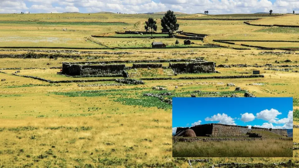 Usno Inca en la plaza de Huánuco Pampa en Huánuco Perú