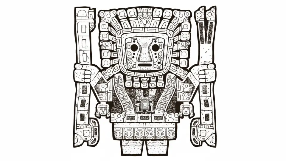 Dios Wiracocha del Imperio Inca