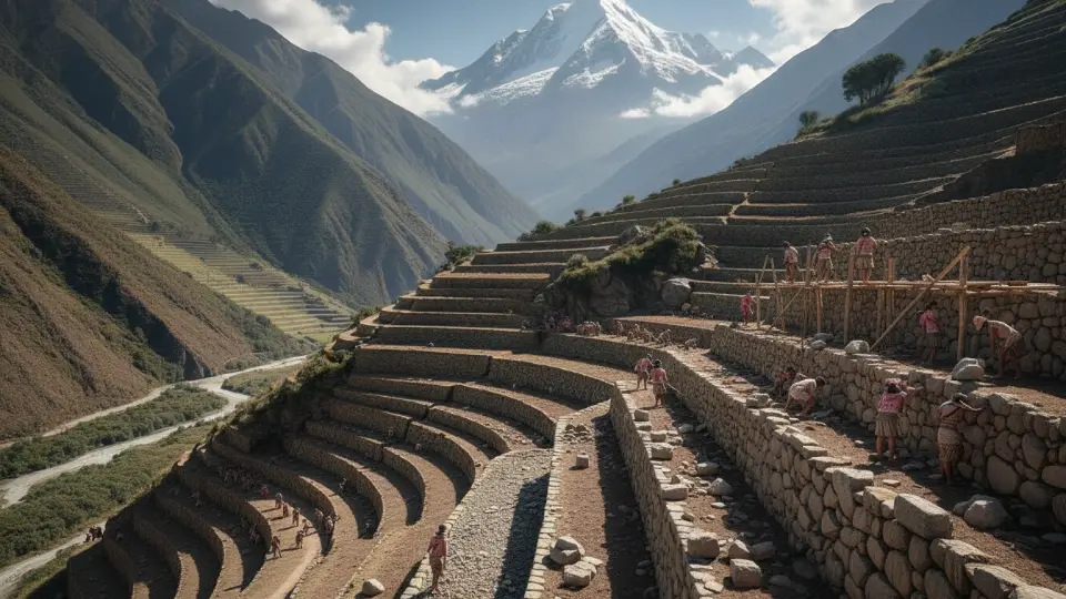 Construction of Agricultural Terraces in the Inca Empire