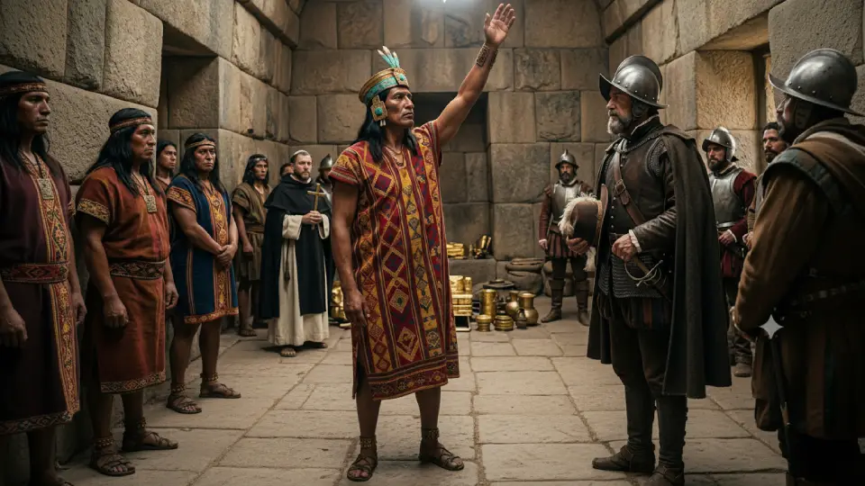 Atahualpa’s ransom during the Inca Empire