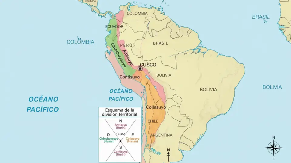 The 4 regions of the Inca Empire