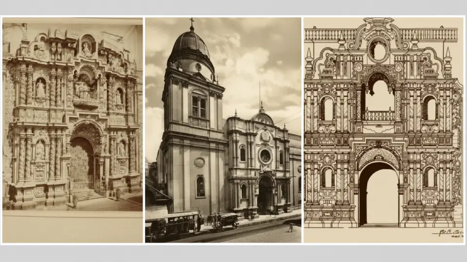 Iglesia la Merced en Lima, capital del Perú