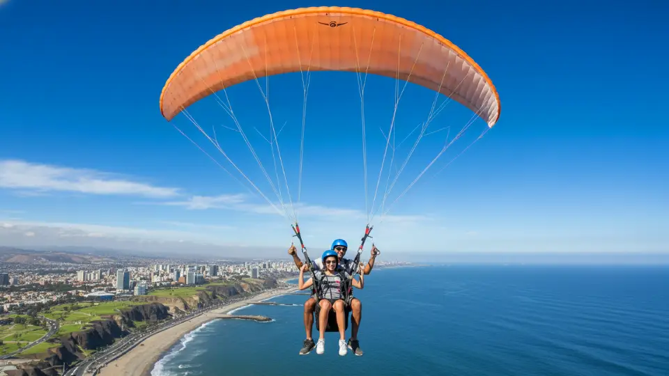 Paseo en parapente sobre Lima