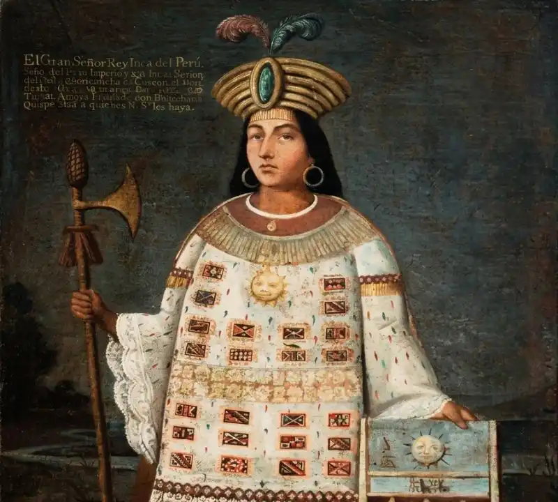 The Mascaipacha was the distinctive symbol of the Inca Emperor.