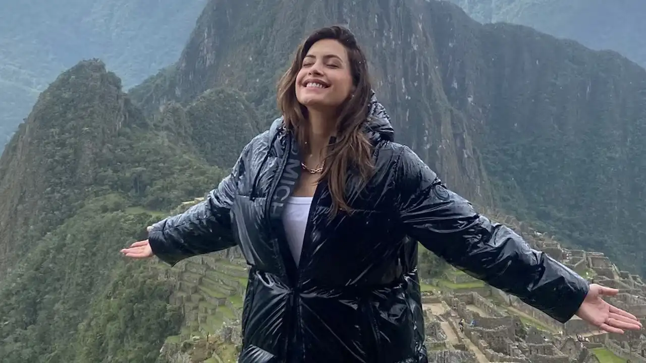 Milett Figueroa at Machu Picchu