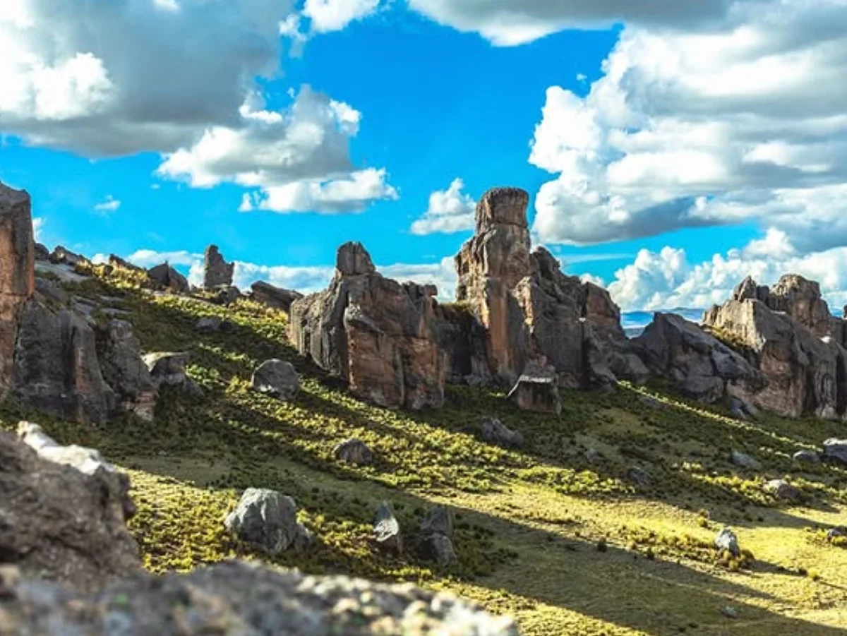 paisaje de huayllay en peru