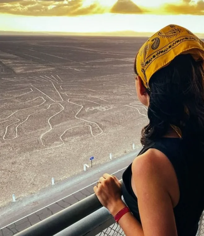 peru drawings in desert