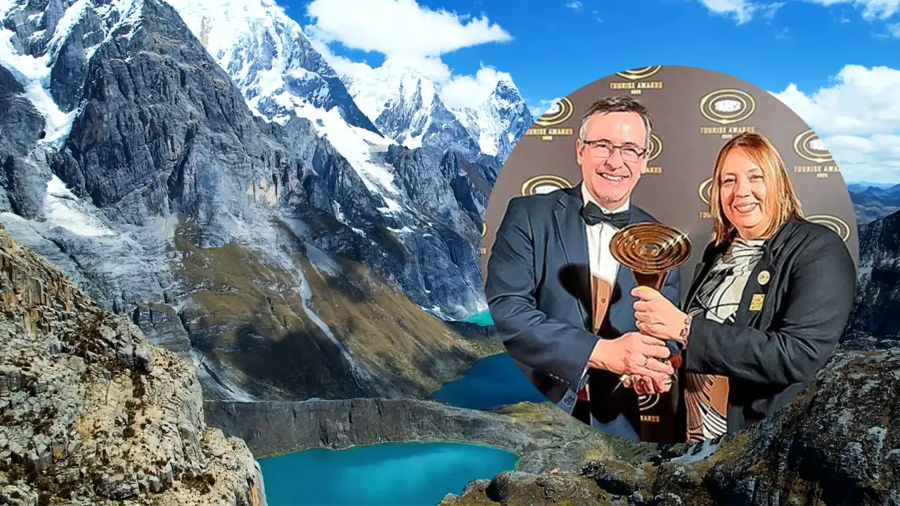 Peru’s Deputy Minister of Tourism receives TOURISE 2025 award for the world’s best adventure destination.