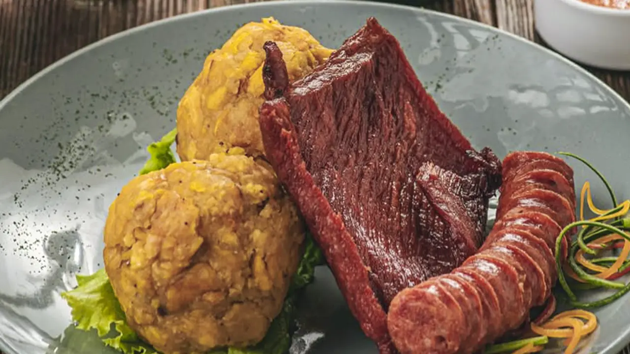 Peruvian food tacacho jungle