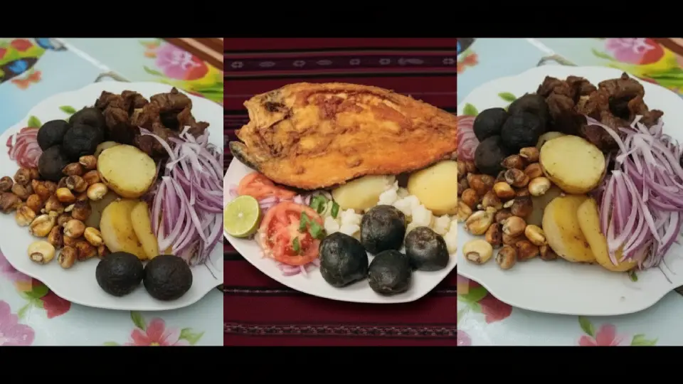 Traditional food during the pilgrimage of the Lord of Qoyllority