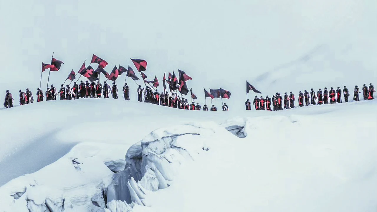 Peregrinos en la festividad del Señor de Qoyllur Rit’i
