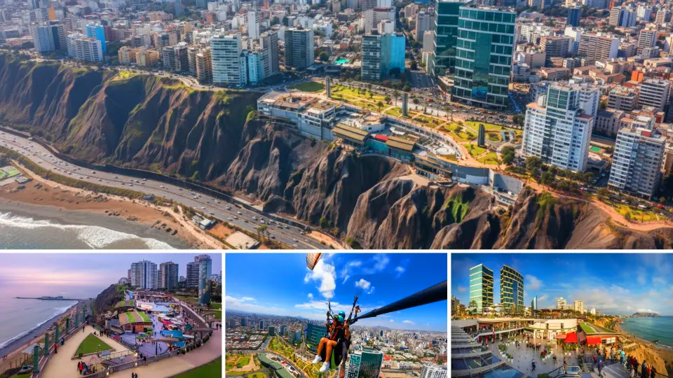 Lugar turistico de Larcomar en Lima