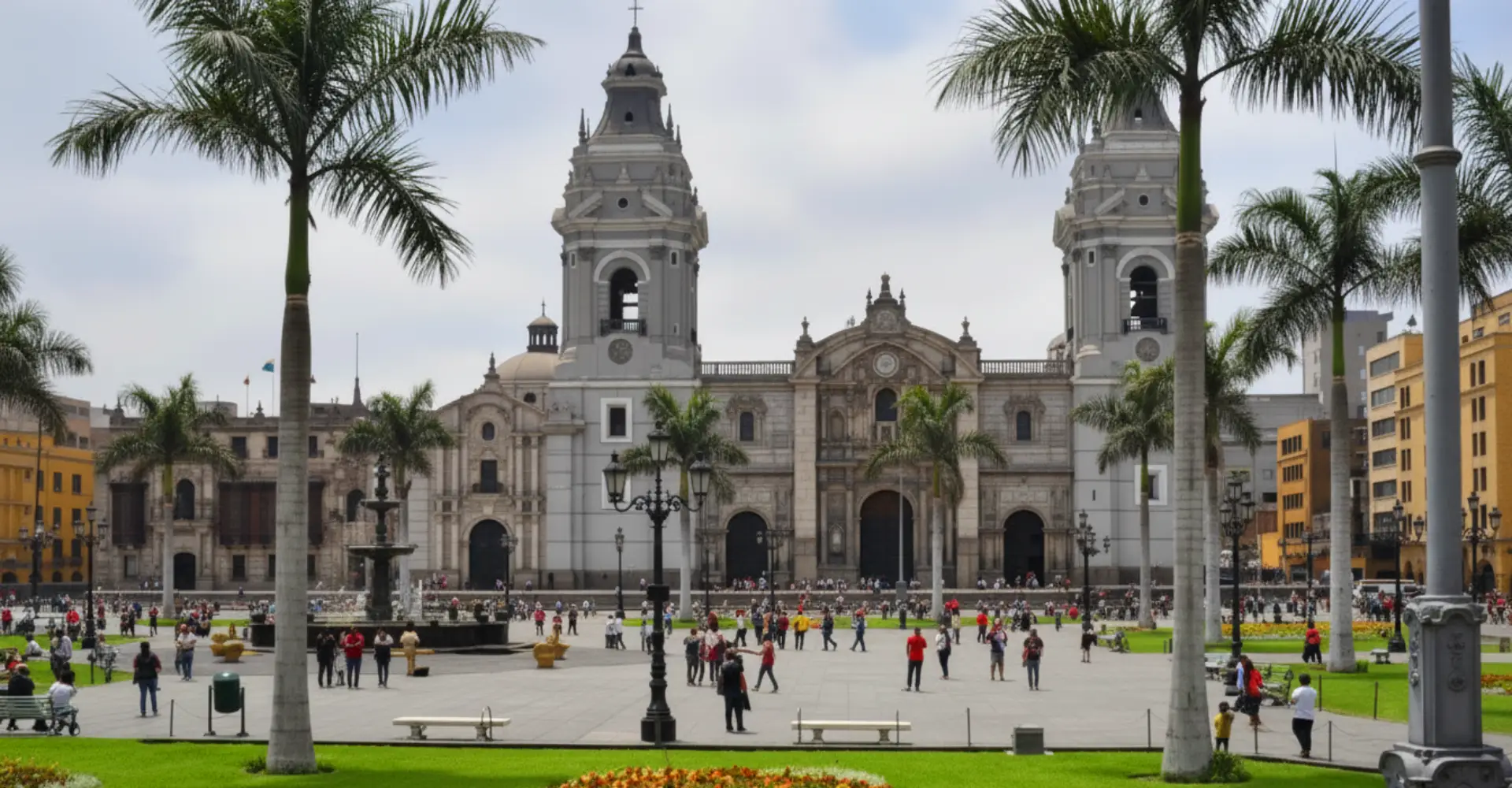 Ciudad de Lima capital de la gastronomia durante el dia