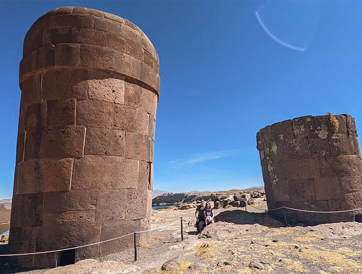 Sillustani archaeological site of ancient chullpas in Puno – cultural tour with Uros Expeditions