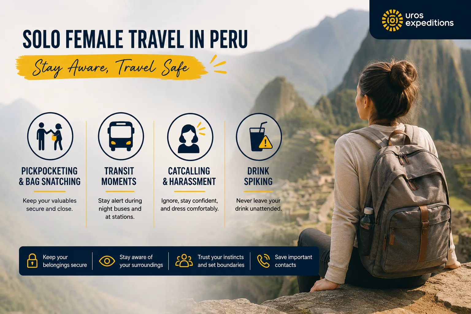 solo female travel in peru