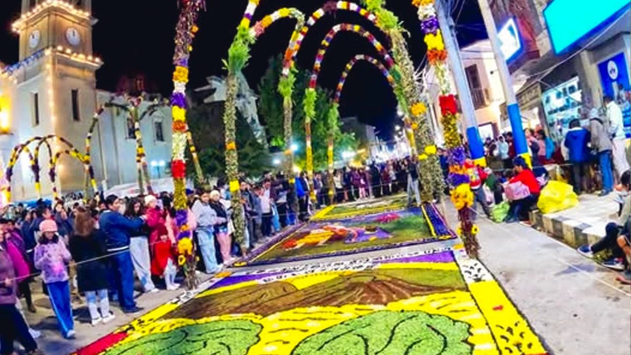 Holy week in Tarma, Peru