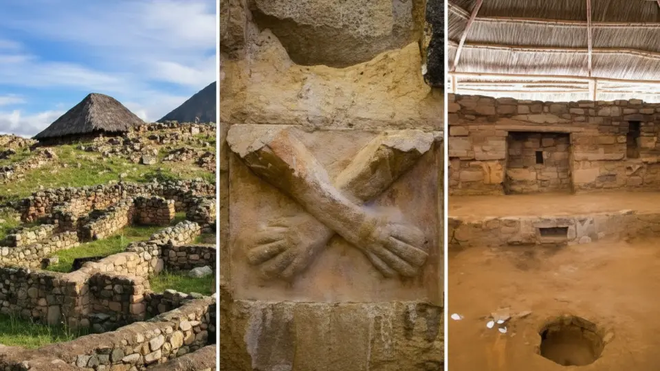 Temple of the Crossed Hands in Kotosh, Huánuco, Peru