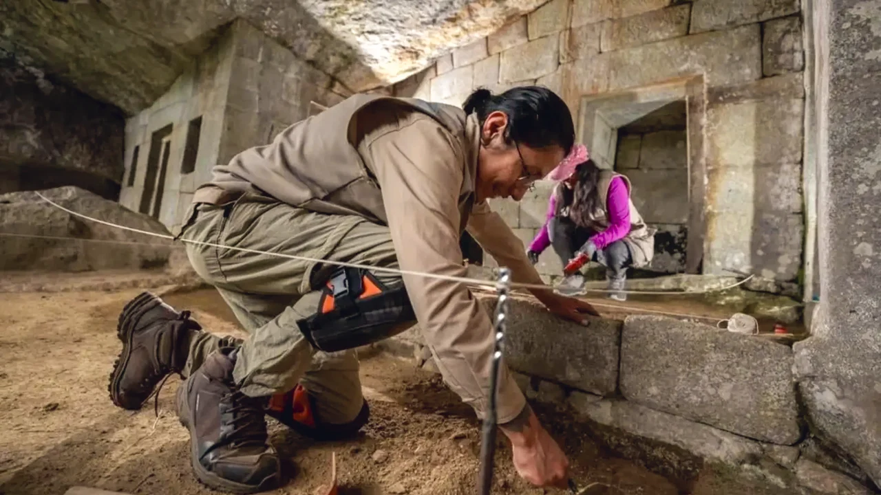 Archaeologists investigate whether Huayna Picchu’s Temple of the Moon was an Inca burial site.