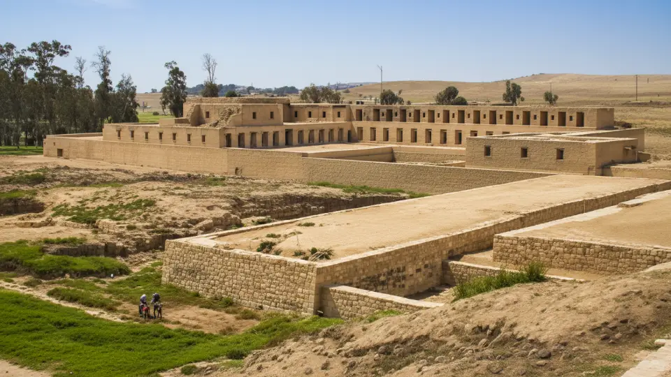 Templo de Pachacamac en Lima, capital del Perú