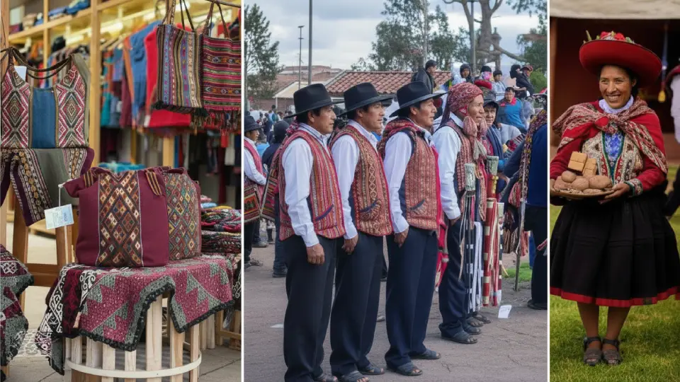 Chinchero weaving community members