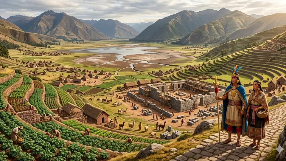 Trasformación del valle de Cusco tras la llegada de Manco Cápac y Mama Ocllo