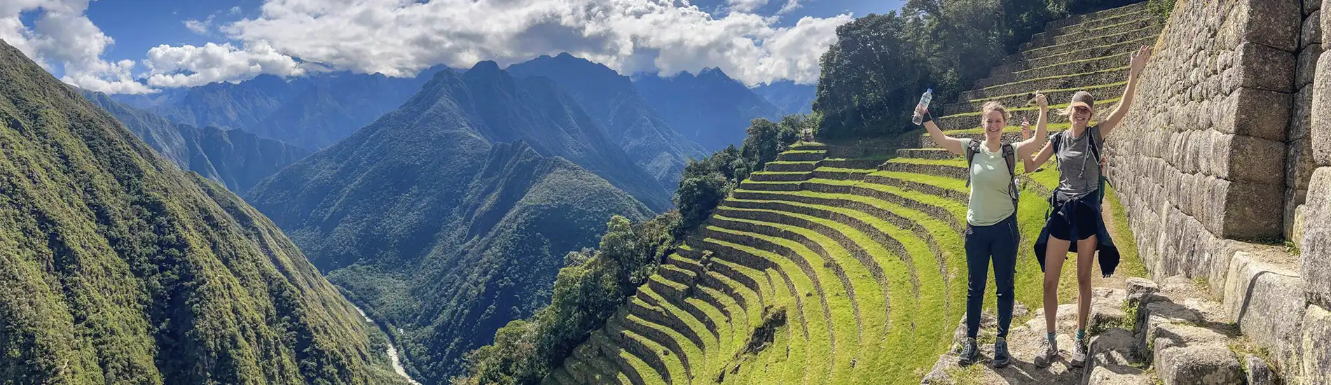 wiñay wayna complejo arqueológico en camino inca a machupicchu