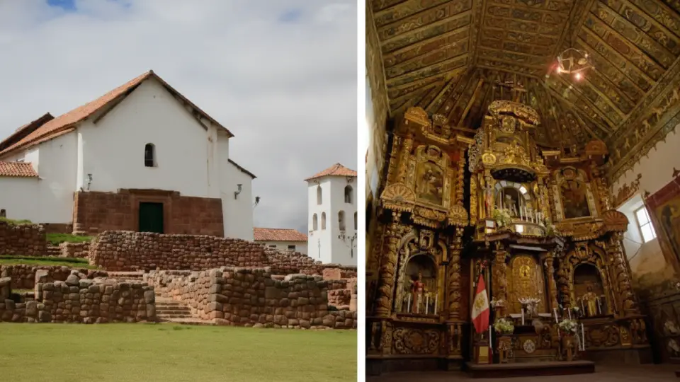 View of the Church of Nativity in Chinchero